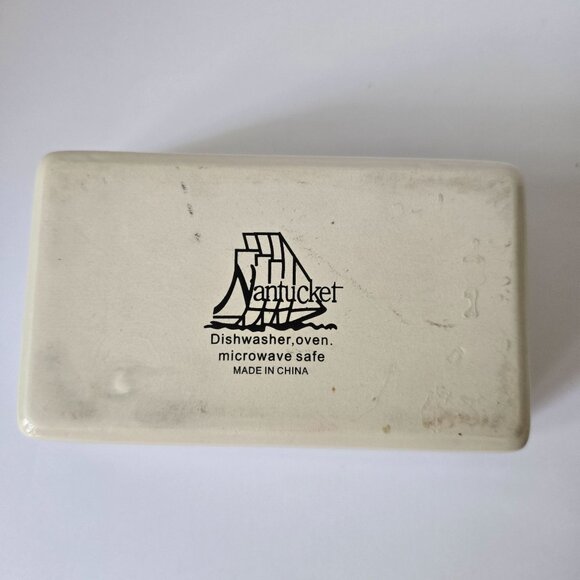 Nantucket Stoneware Mini Loaf Rooster-Themed Rectangular Baking Dish - Picture 7 of 15